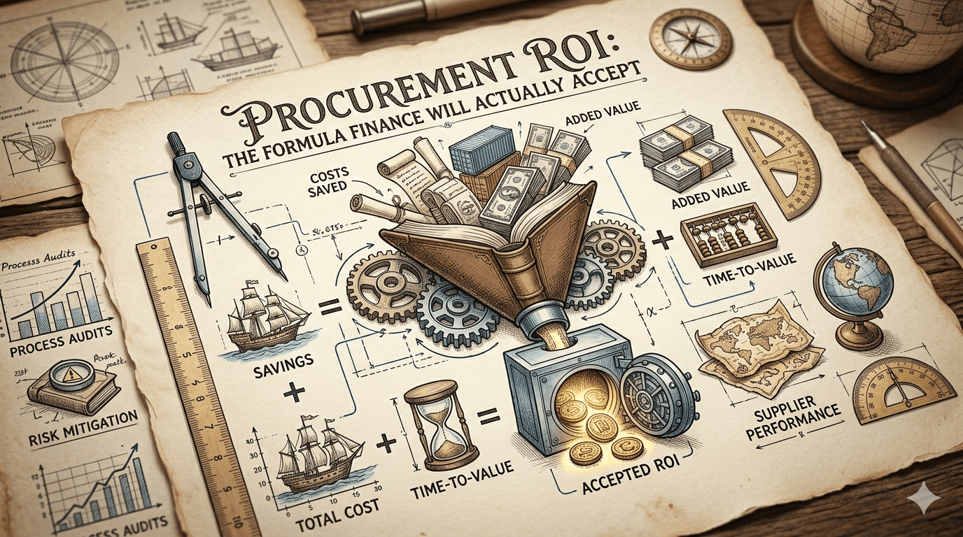 Procurement ROI: The Formula Finance Will Actually Accept